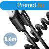 AXAGON BUMM-AM10TB Twister Micro USB > USB-A Cable 0,6m B