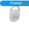 JBL Clip4 Bluetooth Ultra-portable Waterproof Speaker White