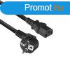 ACT AC3305 Powercord mains connector CEE 7/7 male (angled) -