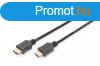 Assmann HDMI Standard connection cable, type A 5m Black