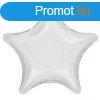 Metallic White csillag flia lufi 48 cm