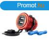 Amio Vzll Gyorstlt Alumnium Hzban 2 USB 12/24V 3.1A
