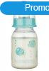 Baby-Nova cumisveg 120 ml szilikon cumival S-es - halacska