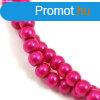 Tekla goly gyngy - Metallic Magenta - 4mm (szlon - kb. 20