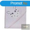 EEvi kapucnis frottr frdleped BABY LOVE 100x100cm szrke