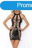  Powerwetlook dress with double lace-up front - M 