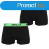 Lonsdale 2pack férfi boxeralsó méret - 4XL fekete-zöld