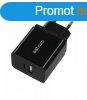Astrum CH260 fekete hlzati tltfej 1X USB-C, 1X USB, 2,4A