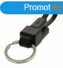 USB 2.0 Kbel A Dugasz - Micro B Dugasz Lapos 0.10 m Fekete
